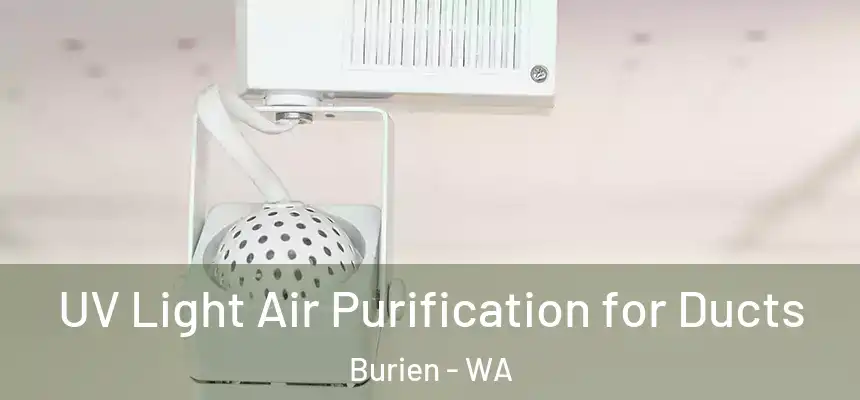  UV Light Air Purification for Ducts Burien - WA